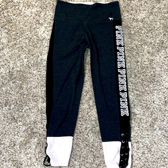 VS PINK COLORBLOCK LEGGINGS - Picture 2 of 8